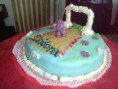 TORTA DE BIZCOCHO PARA 30 PERSONAS